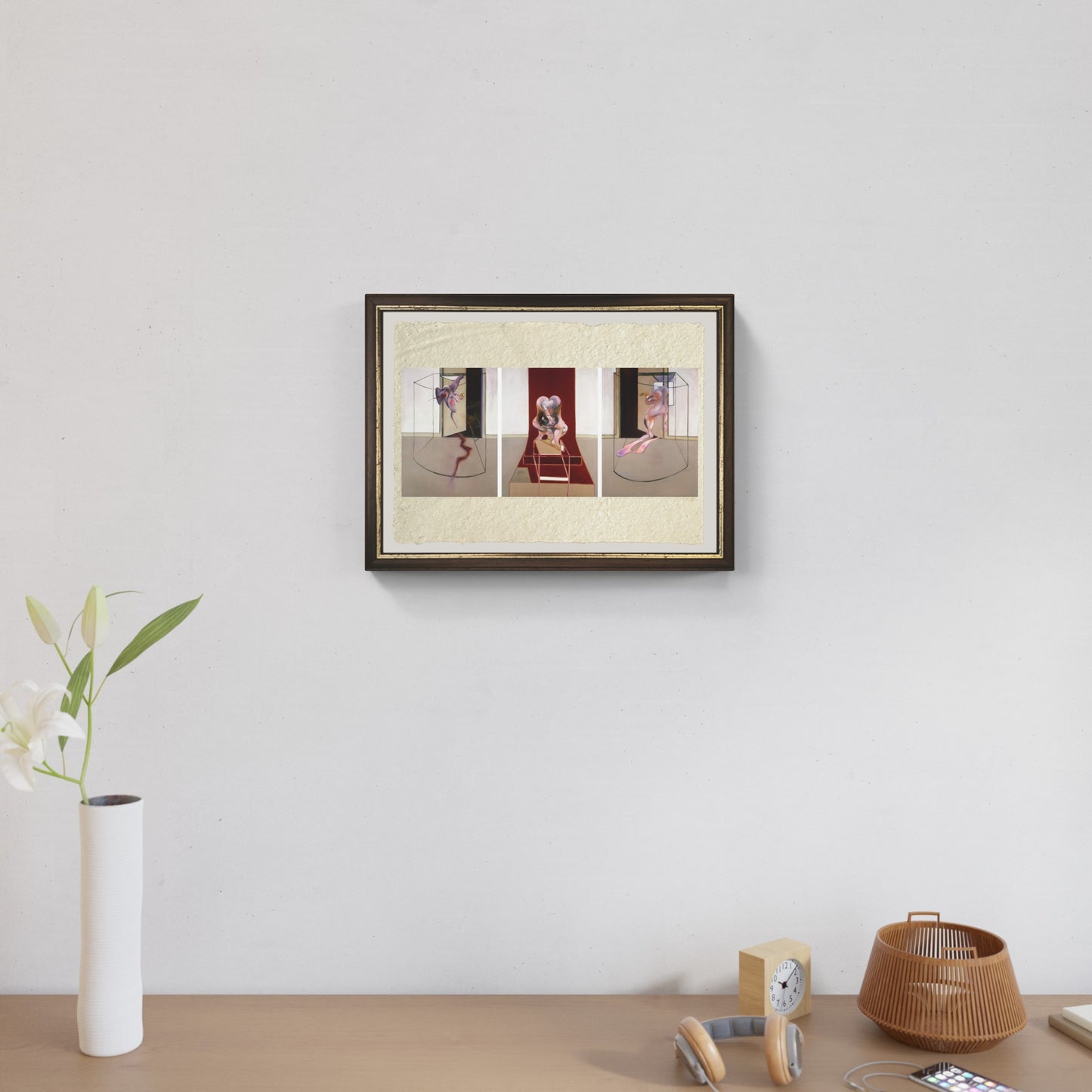 Triptych Inspired by the Oresteia of Aeschylus di Francis Bacon su pregiata carta Amalfi