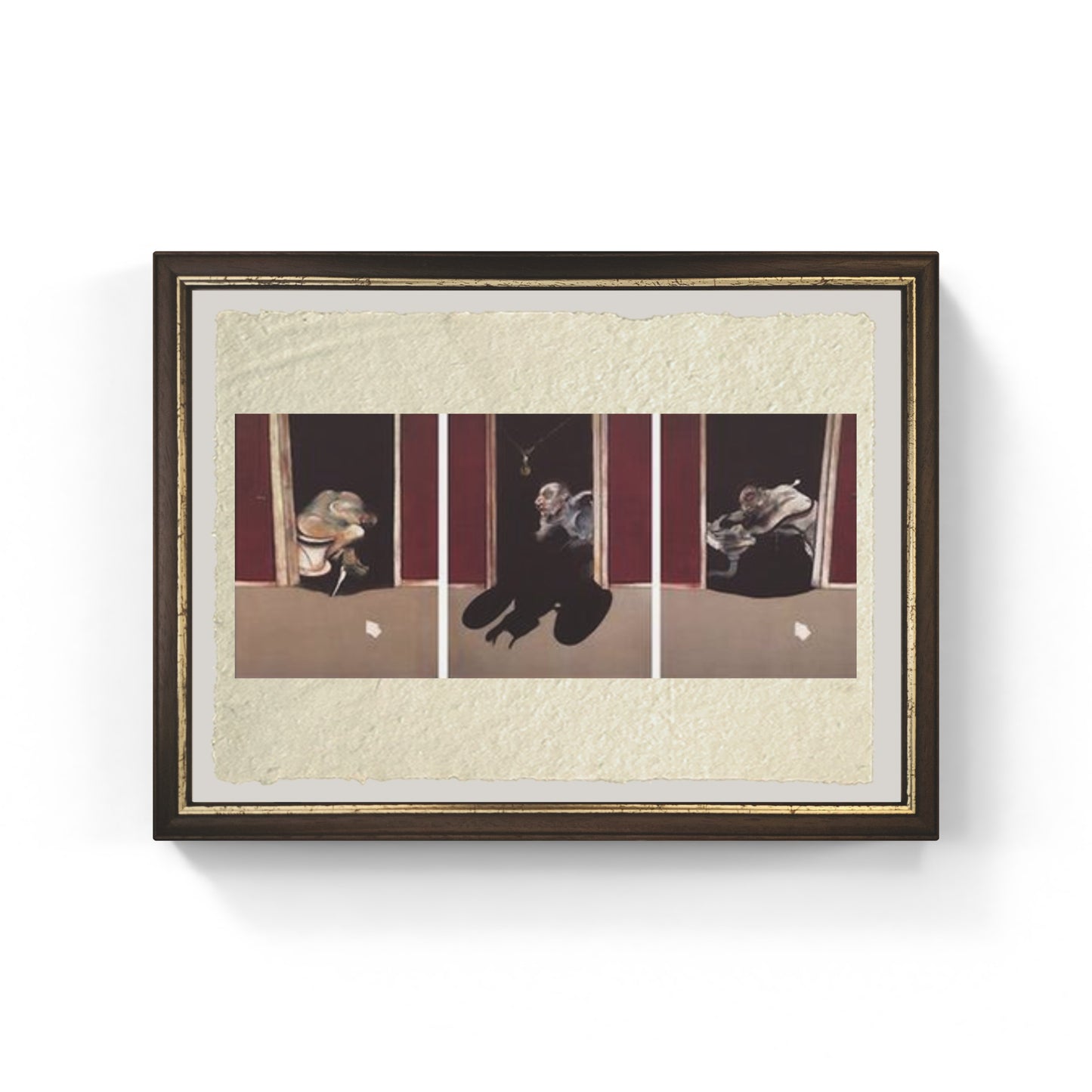 Triptych, May–June 1973 di Francis Bacon su pregiata carta Amalfi