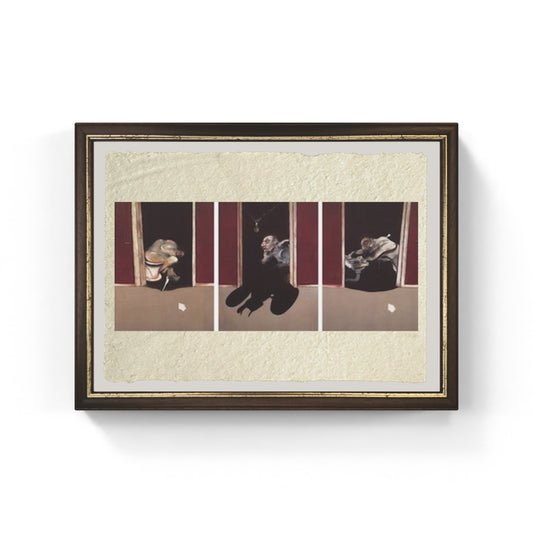 Triptych, May–June 1973 di Francis Bacon su pregiata carta Amalfi