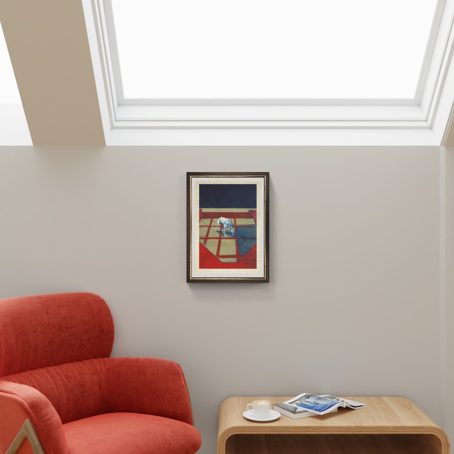 Dog di Francis Bacon su pregiata carta Amalfi