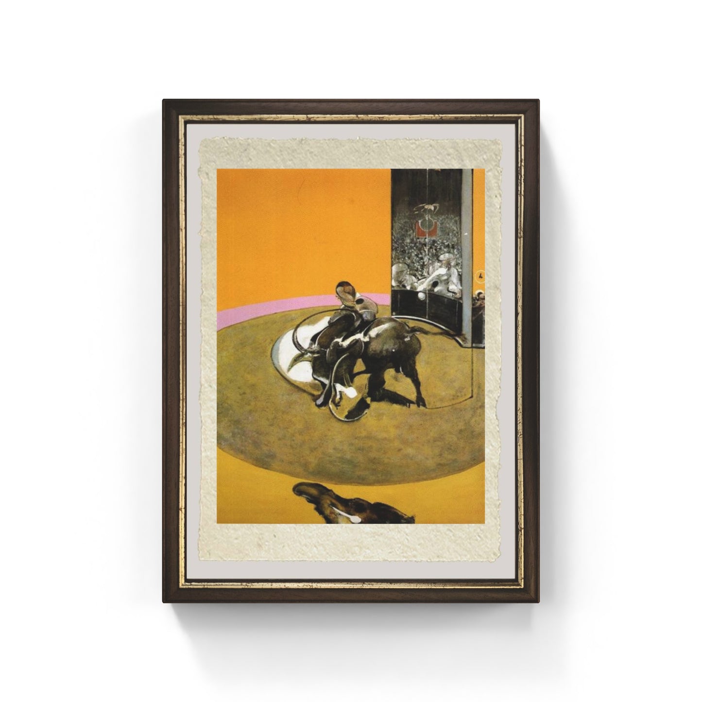 Study for a bullfight di Francis Bacon su pregiata carta Amalfi