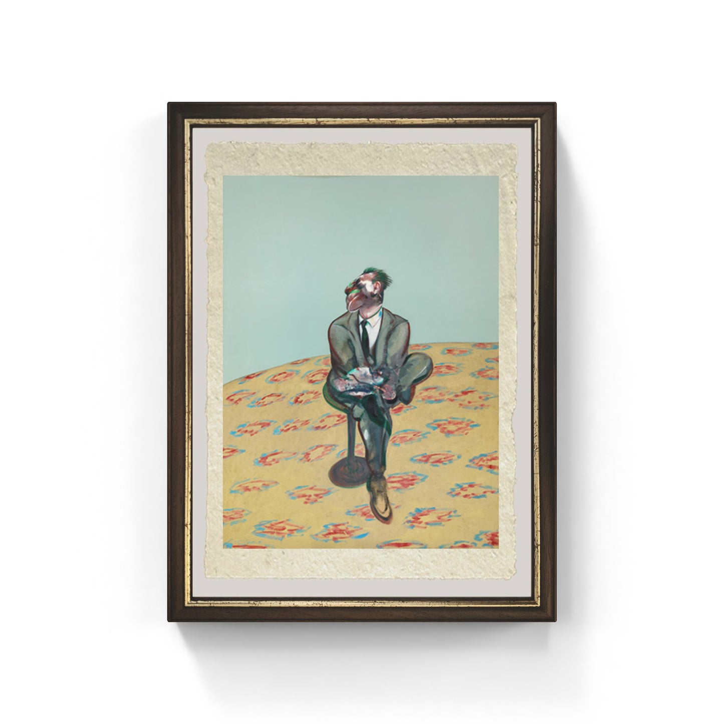Portrait of George Dyer di Francis Bacon su pregiata carta Amalfi