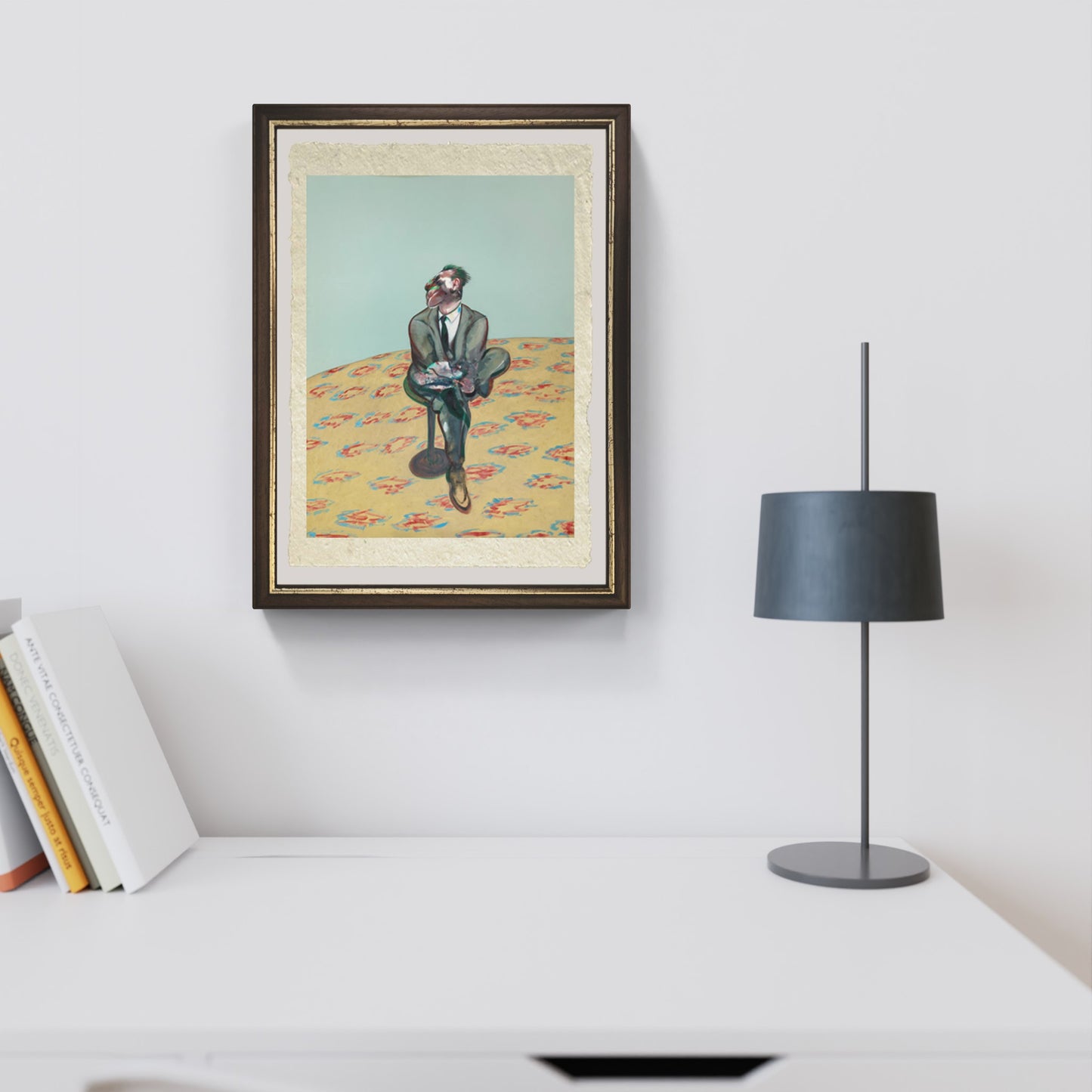 Portrait of George Dyer di Francis Bacon su pregiata carta Amalfi