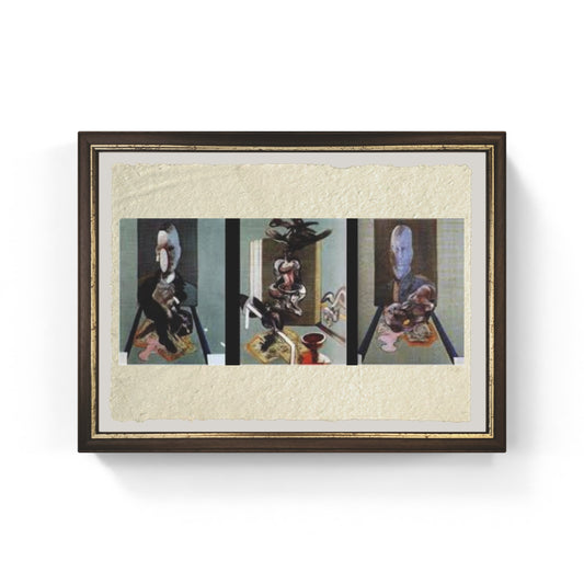 Tryptich 1976 di Francis Bacon su pregiata carta Amalfi