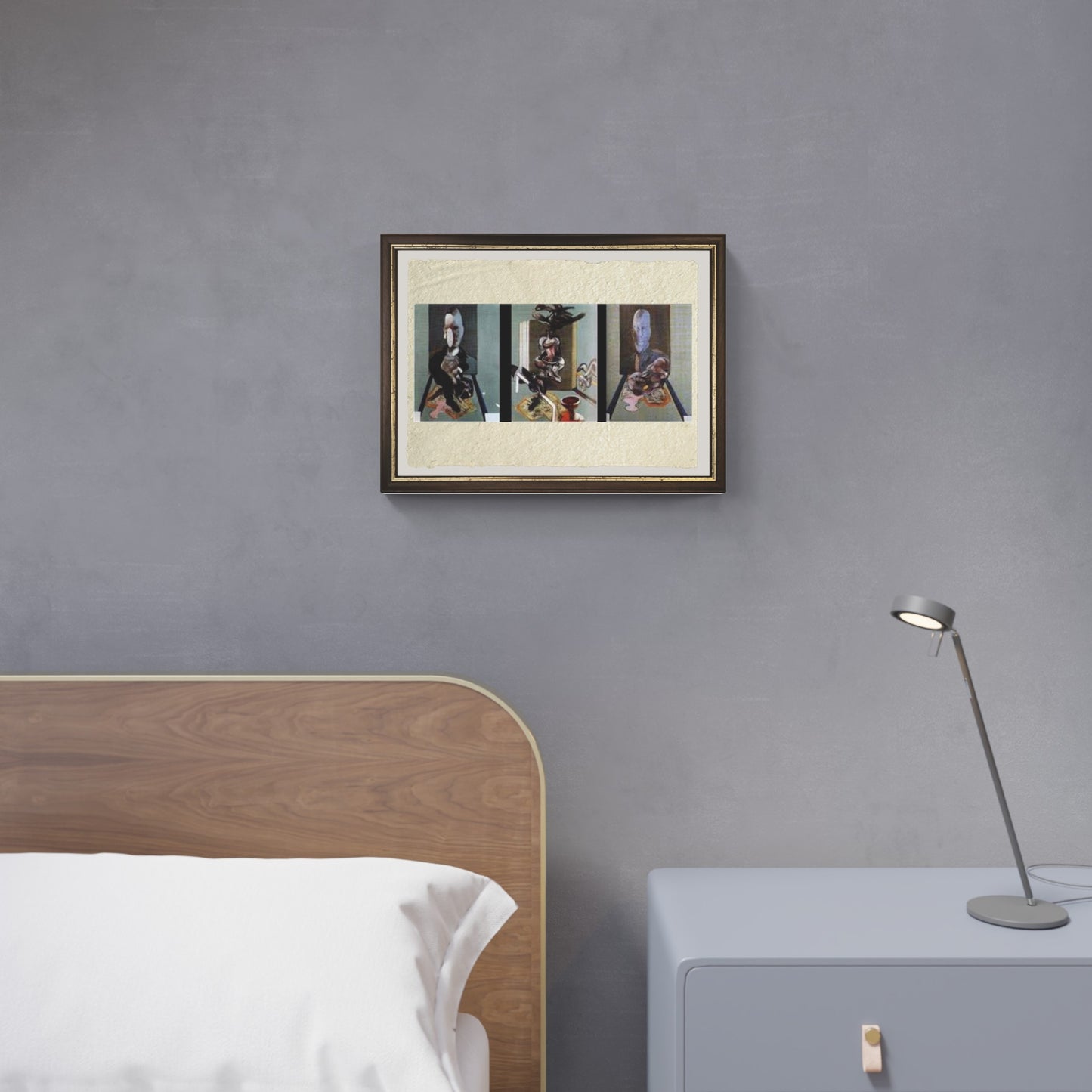 Tryptich 1976 di Francis Bacon su pregiata carta Amalfi