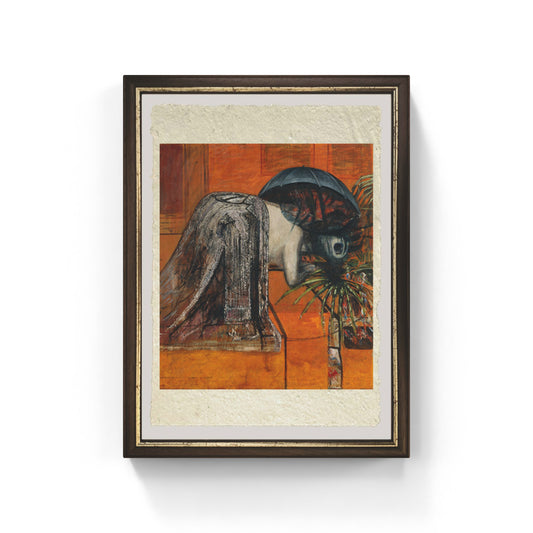 Figure study II di Francis Bacon su pregiata carta Amalfi