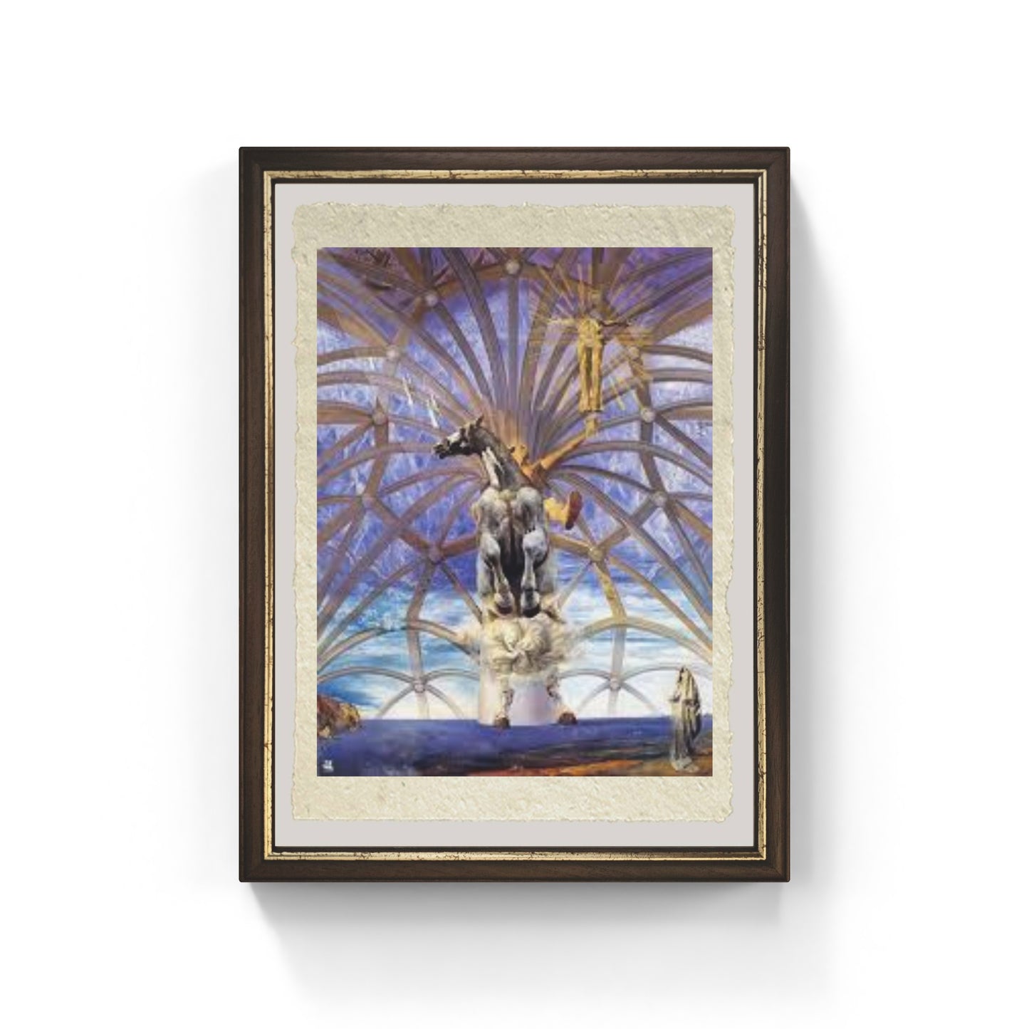 Santiago el Grande di Salvador Dalì su pregiata carta Amalfi