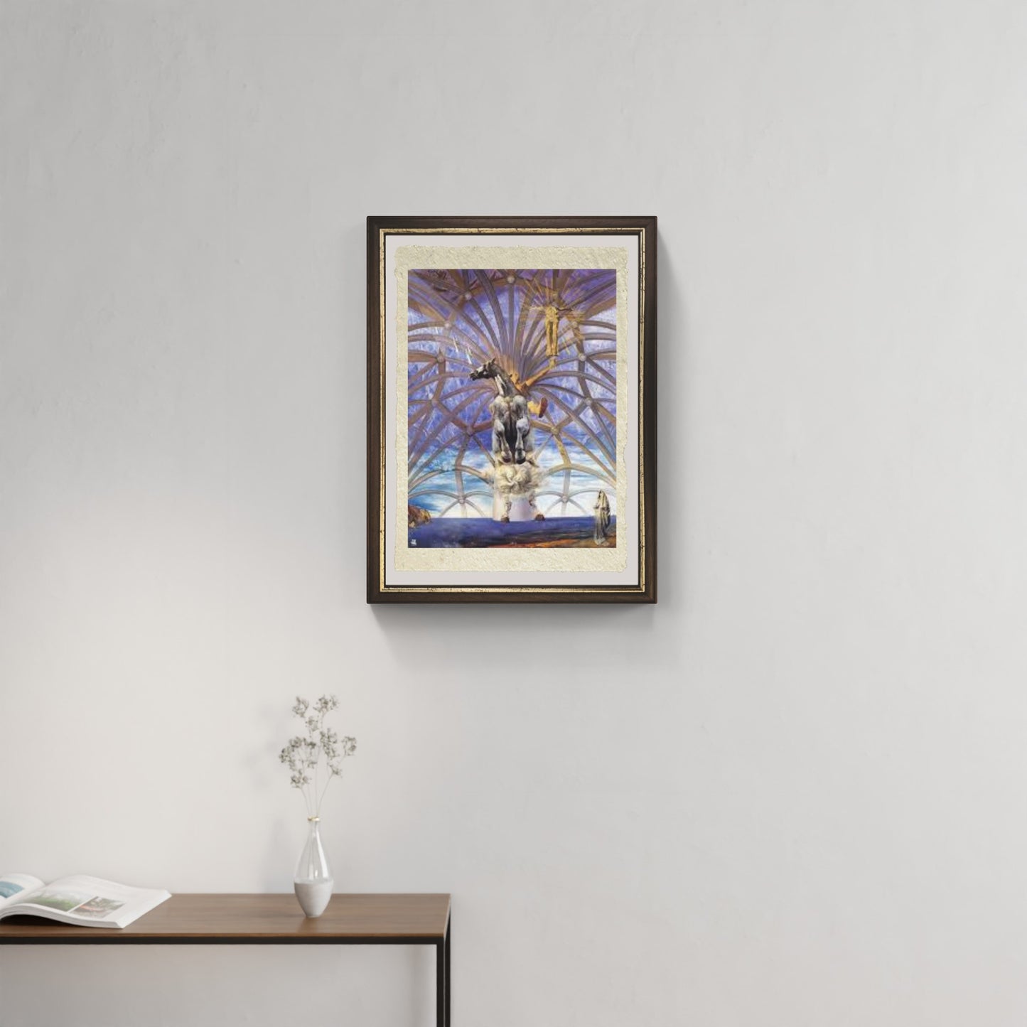 Santiago el Grande di Salvador Dalì su pregiata carta Amalfi