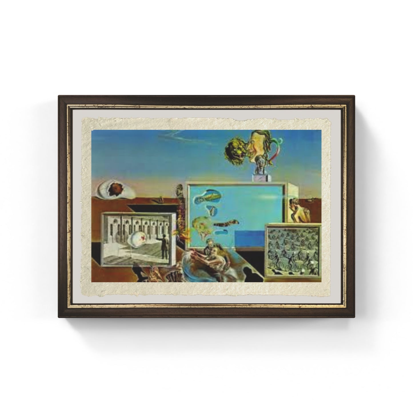 Piaceri illuminati di Salvador Dalì su pregiata carta Amalfi