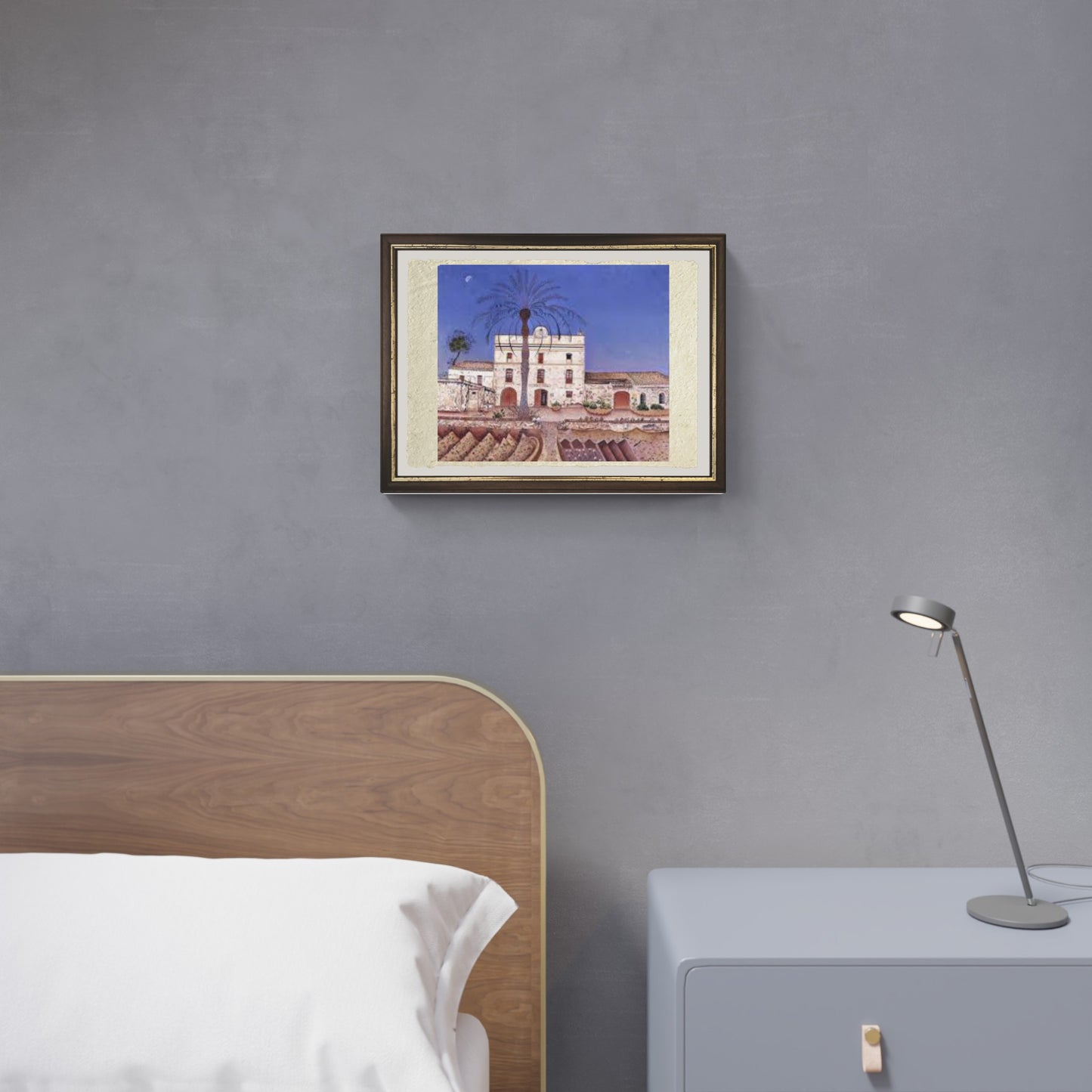 La casa della palma di Joan Mirò su pregiata carta Amalfi