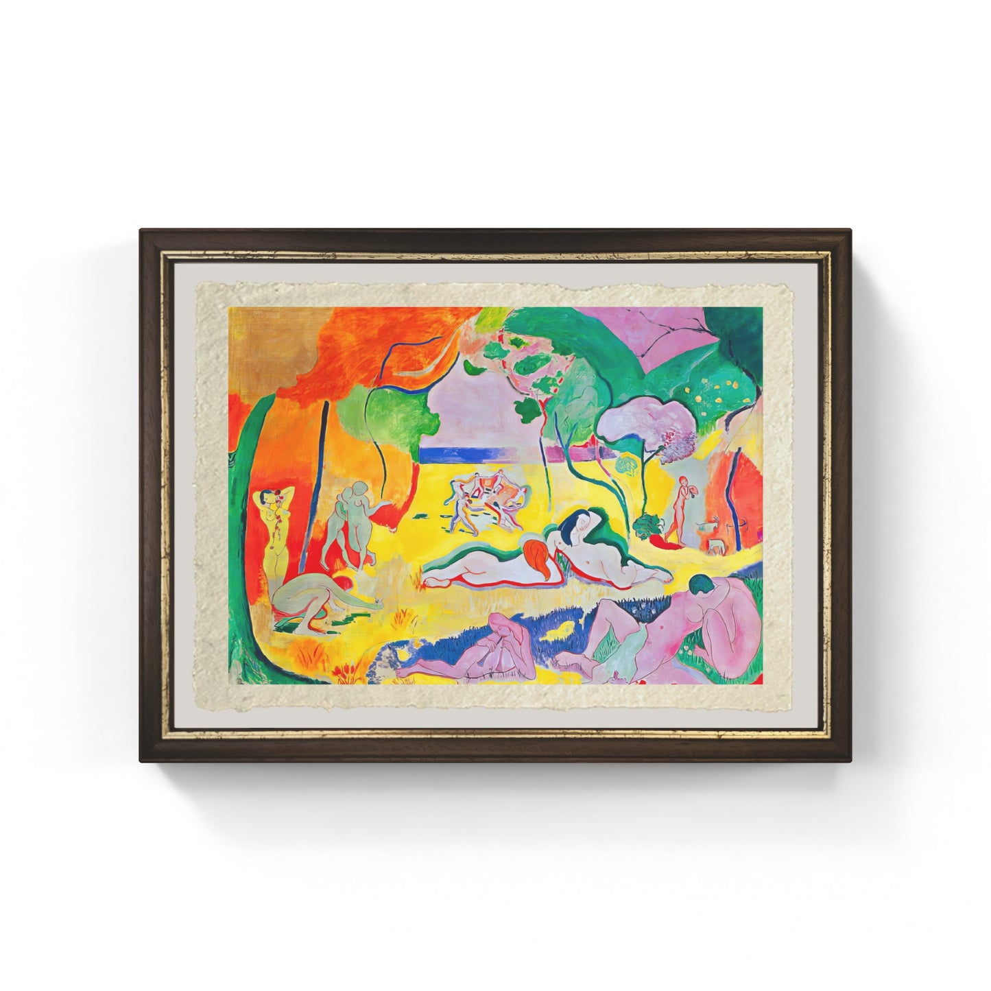 La gioia di vivere di Henri Matisse su pregiata carta Amalfi