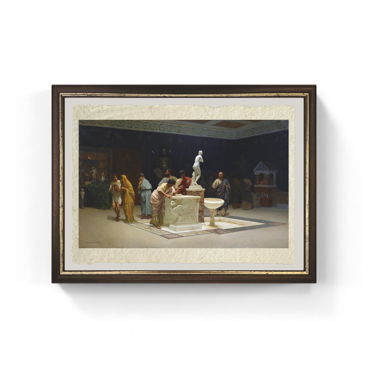 Horace reads in front of Stefano Bakalovich's circle of Maecenas