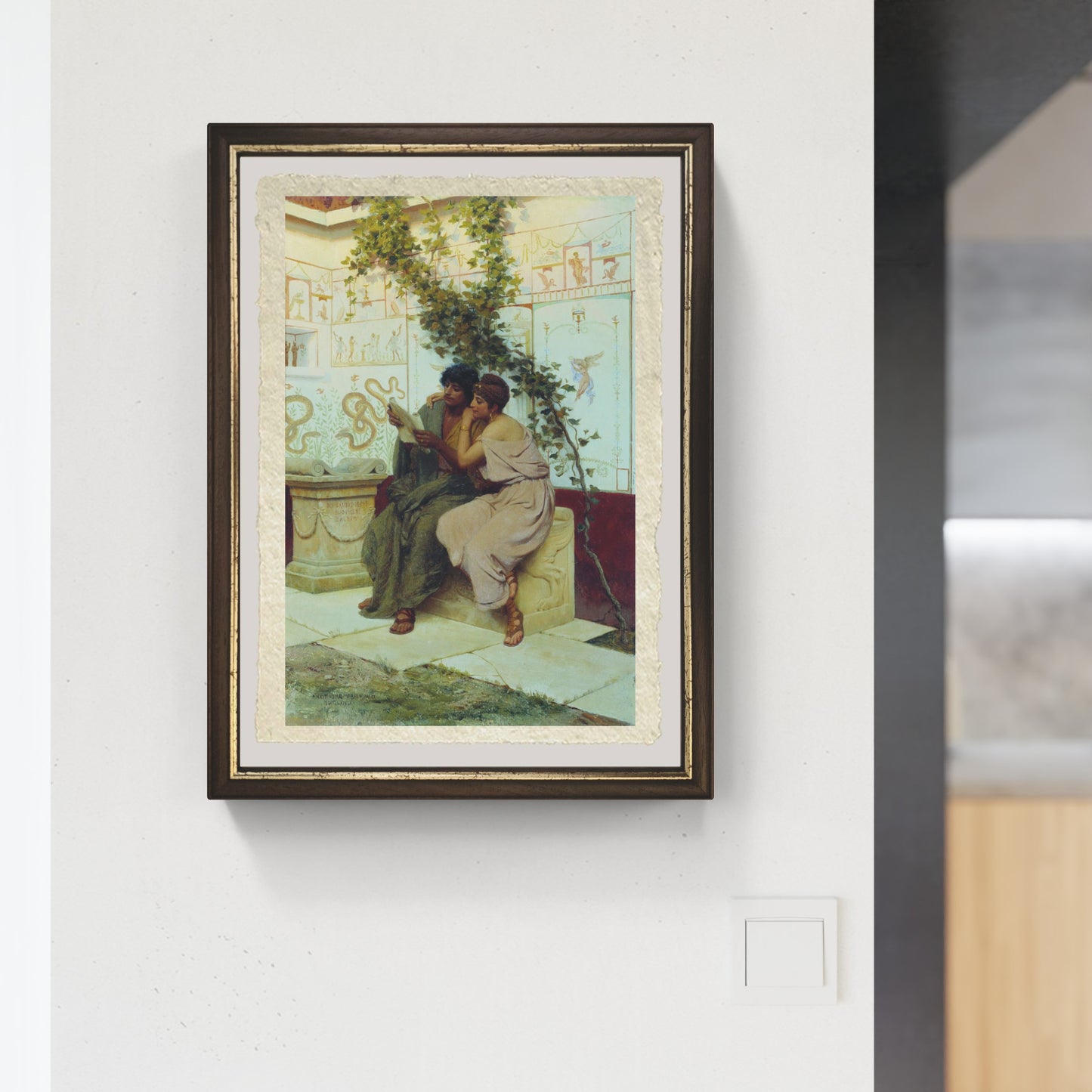 Horace reads in front of Stefano Bakalovich's circle of Maecenas