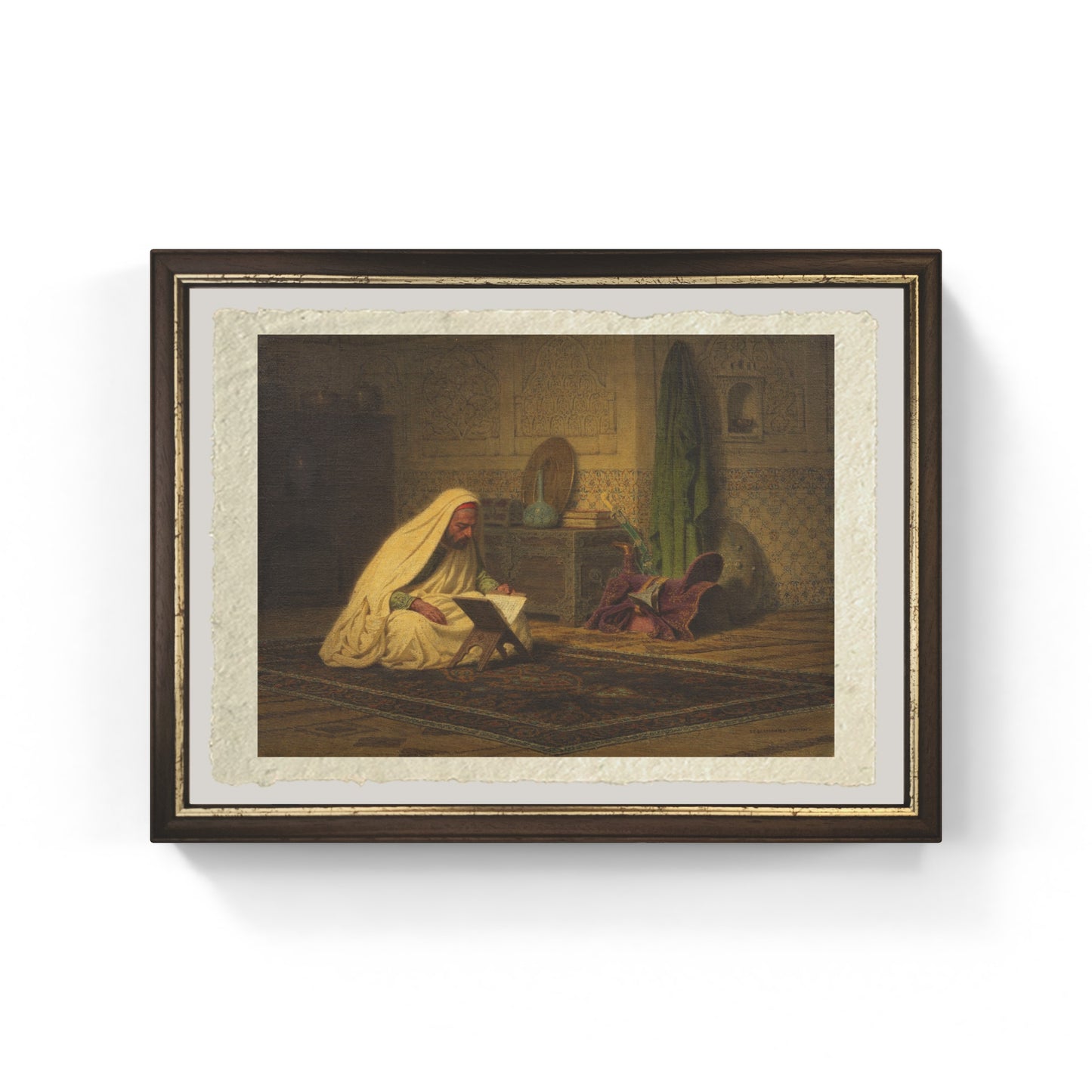 Horace reads in front of Stefano Bakalovich's circle of Maecenas