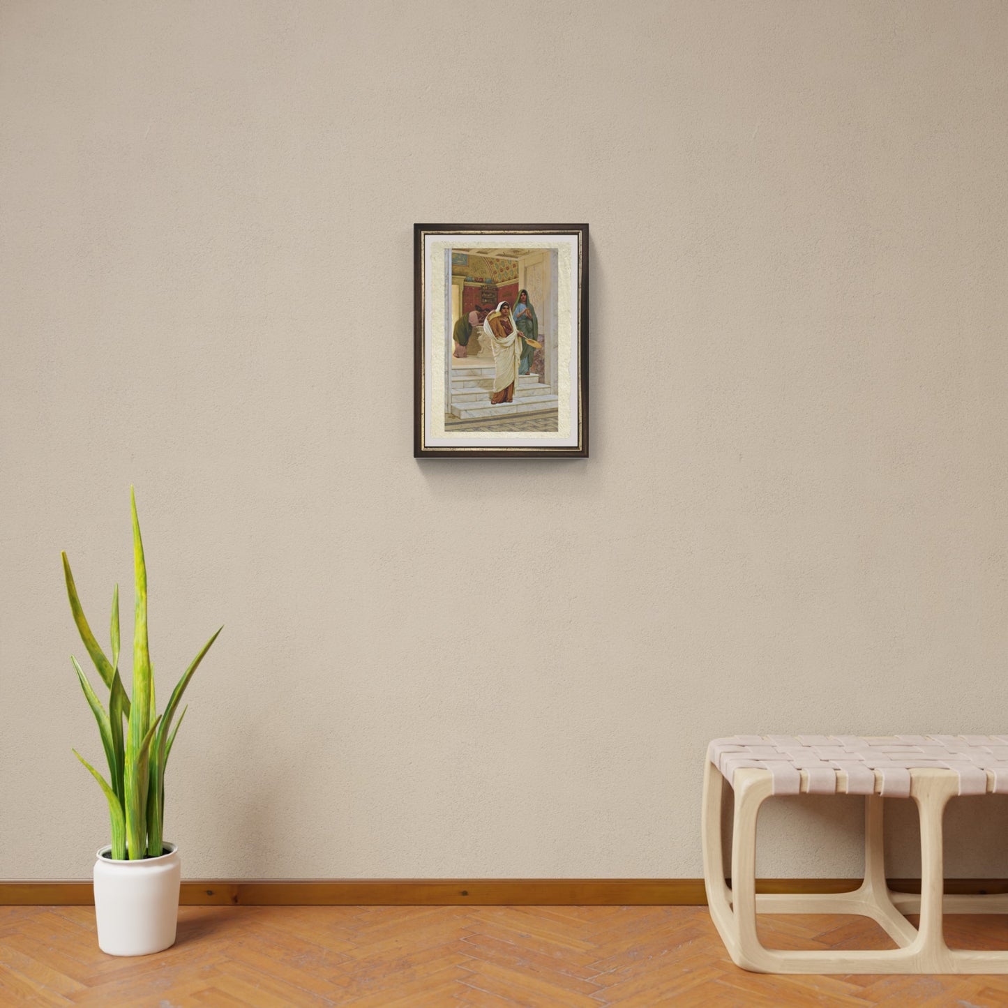 Horace reads in front of Stefano Bakalovich's circle of Maecenas