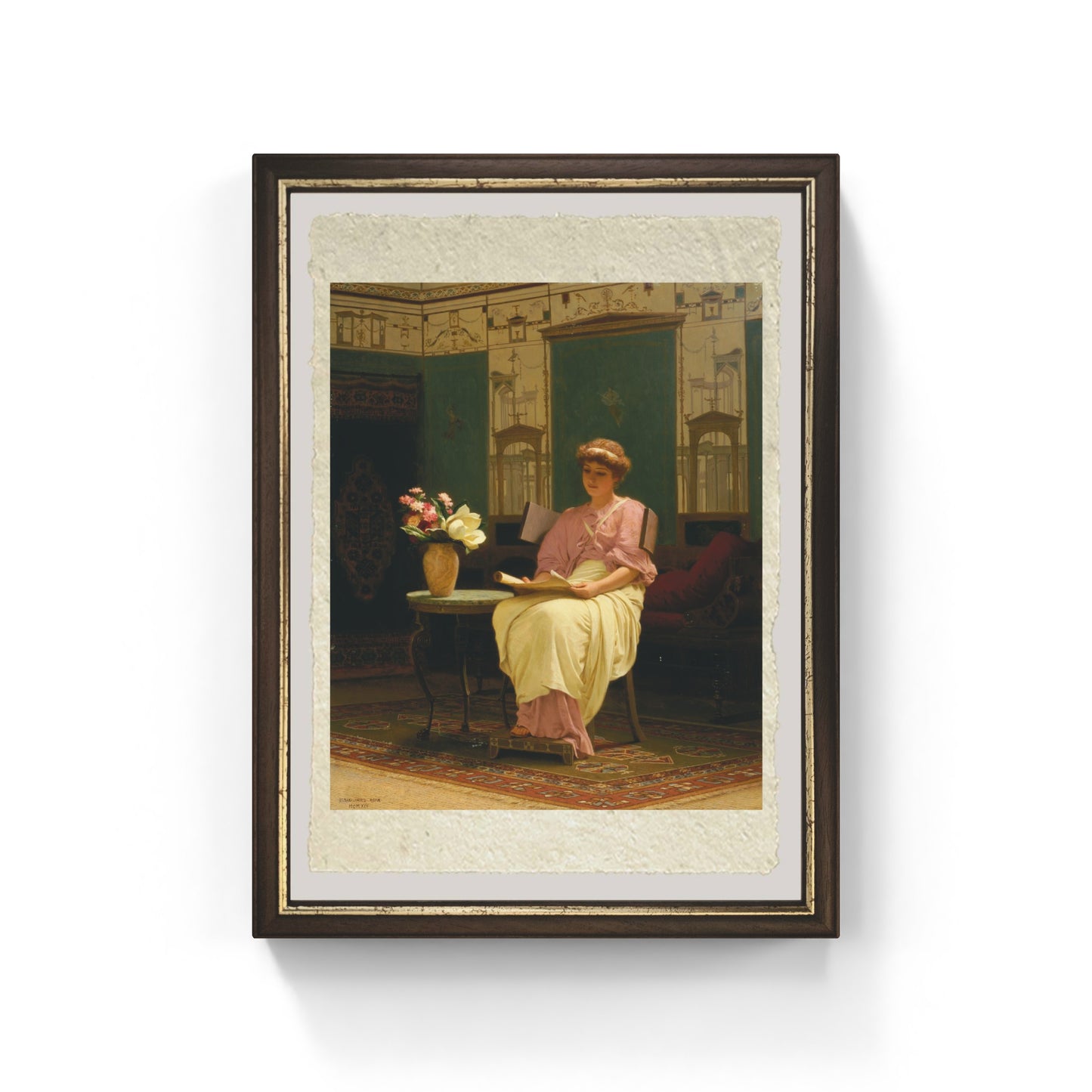 Horace reads in front of Stefano Bakalovich's circle of Maecenas