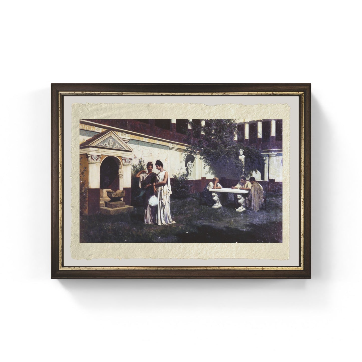 Horace reads in front of Stefano Bakalovich's circle of Maecenas