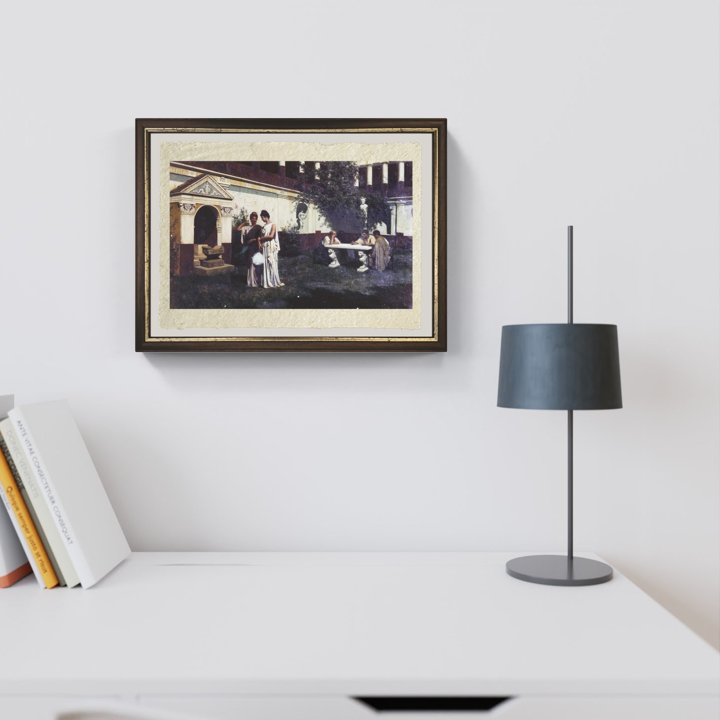 Horace reads in front of Stefano Bakalovich's circle of Maecenas