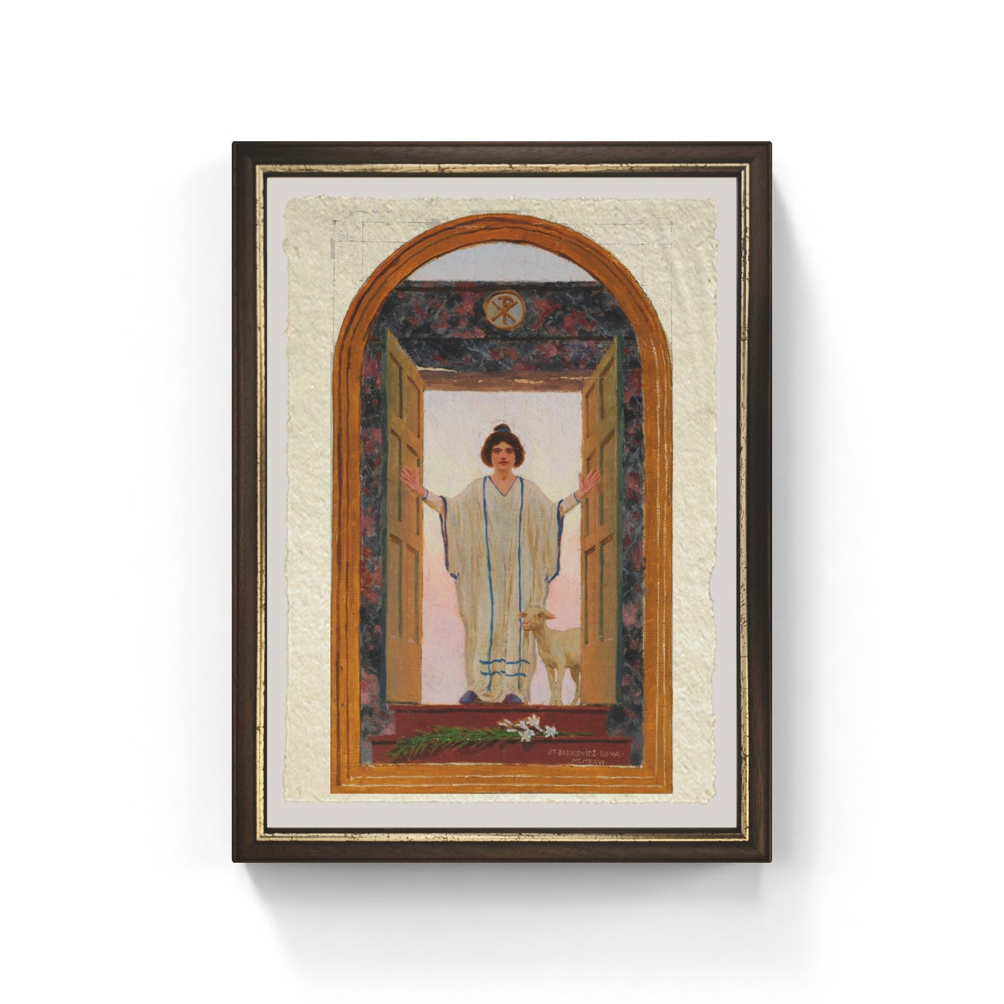 Horace reads in front of Stefano Bakalovich's circle of Maecenas