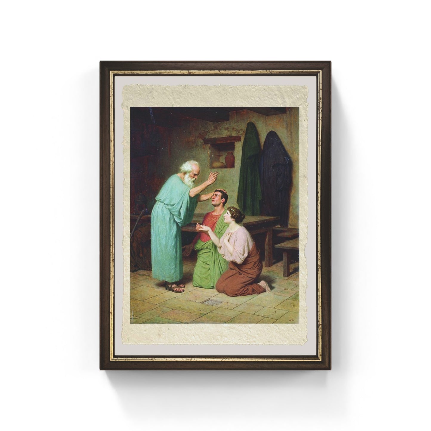 Horace reads in front of Stefano Bakalovich's circle of Maecenas