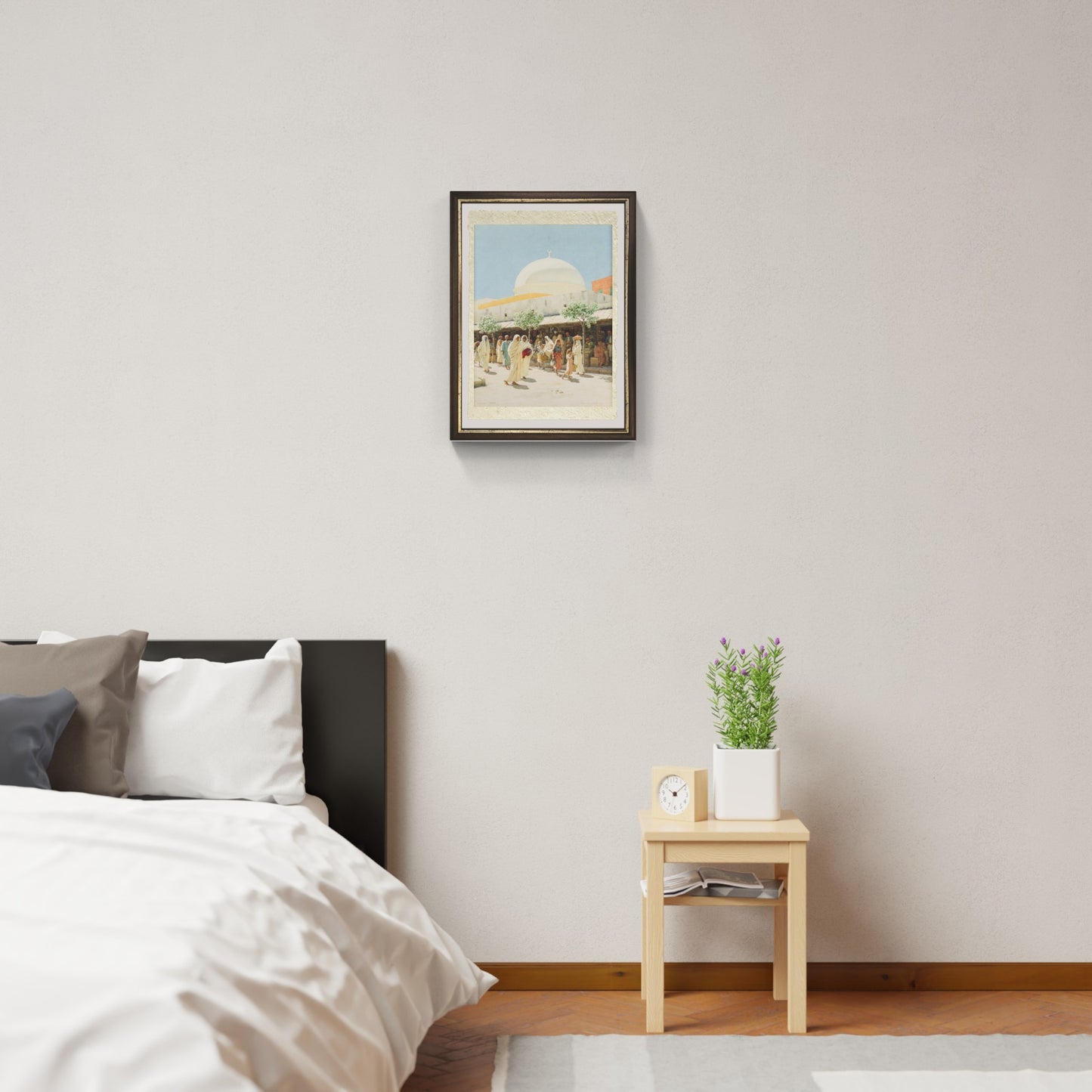 Al mercato di Tripoli di Stefan Bakalowicz su pregiata carta Amalfi