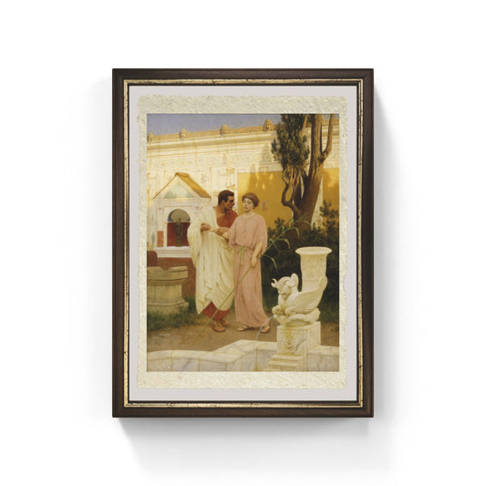 Horace reads in front of Stefano Bakalovich's circle of Maecenas