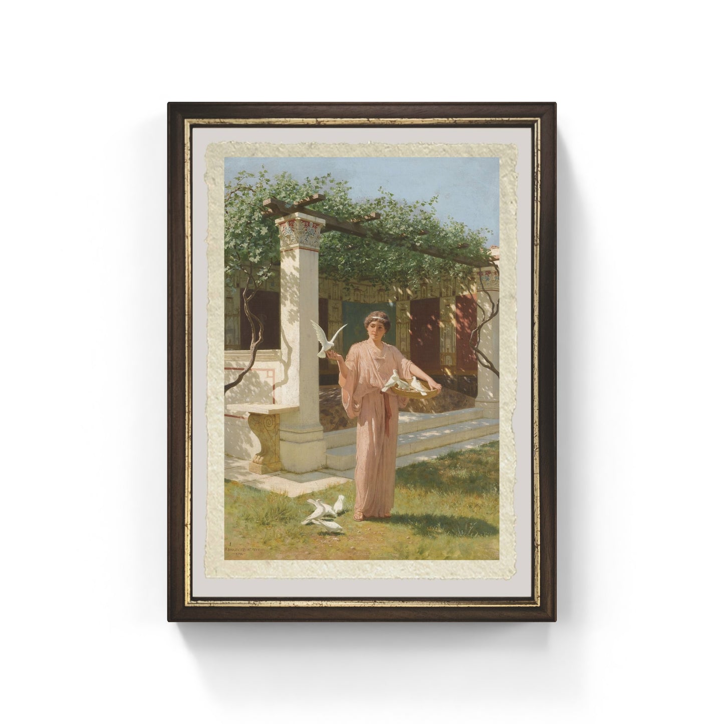 Horace reads in front of Stefano Bakalovich's circle of Maecenas