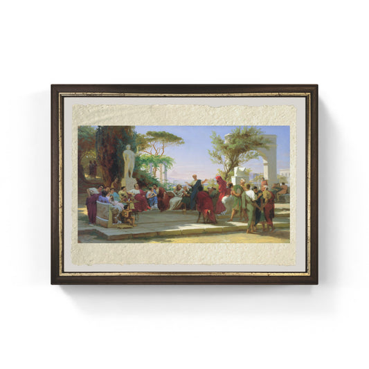 Orazio legge davanti al circolo di Mecenate di Stefan Bakalowicz