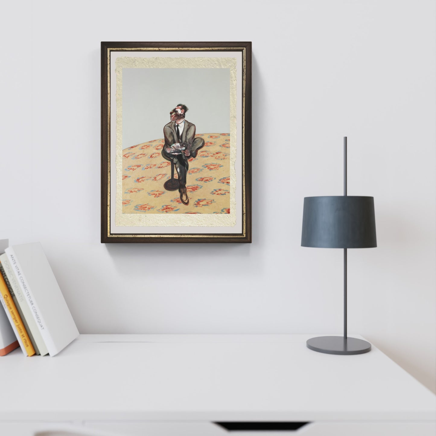 Ritratto di George Dyer di Francis Bacon su pregiata carta Amalfi