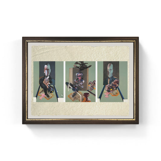Trittico, 1976 di Francis Bacon su pregiata carta Amalfi