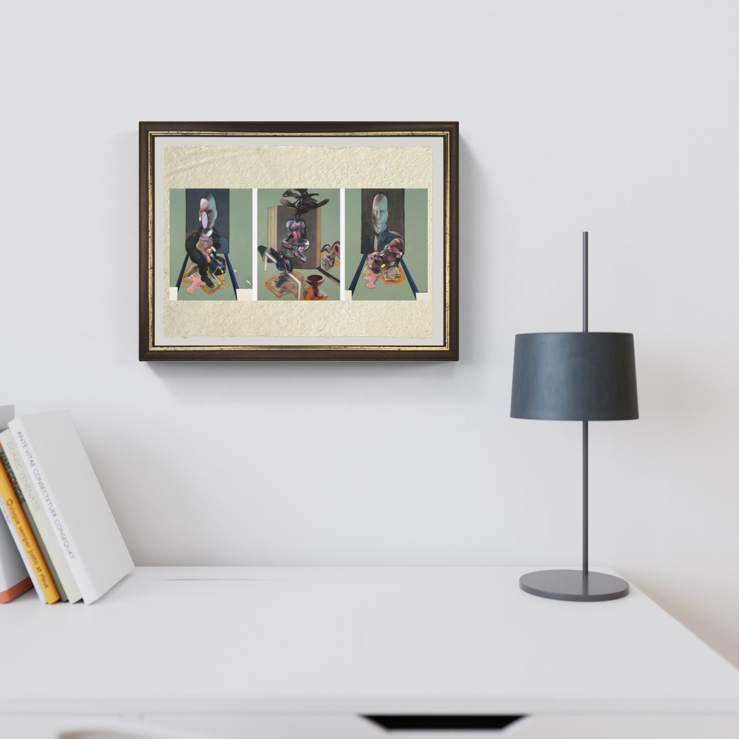 Trittico, 1976 di Francis Bacon su pregiata carta Amalfi