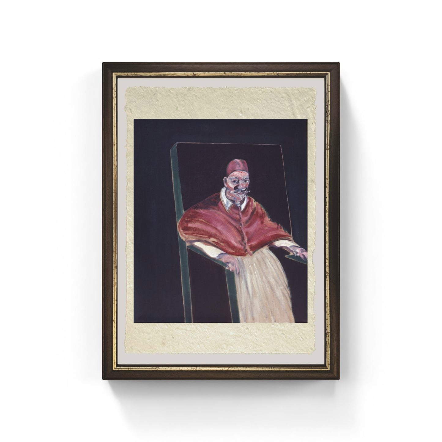 Papa II di Francis Bacon su pregiata carta Amalfi