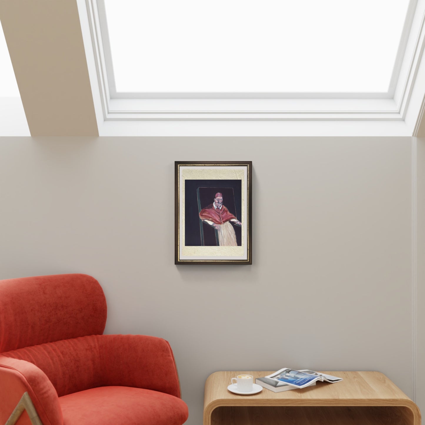 Papa II di Francis Bacon su pregiata carta Amalfi