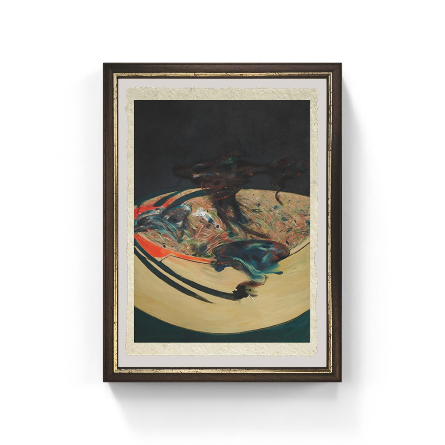 Paesaggio vicino a Malabata, Tangeri di Francis Bacon su pregiata carta Amalfi