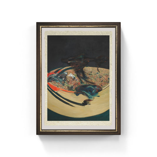 Paesaggio vicino a Malabata, Tangeri di Francis Bacon su pregiata carta Amalfi