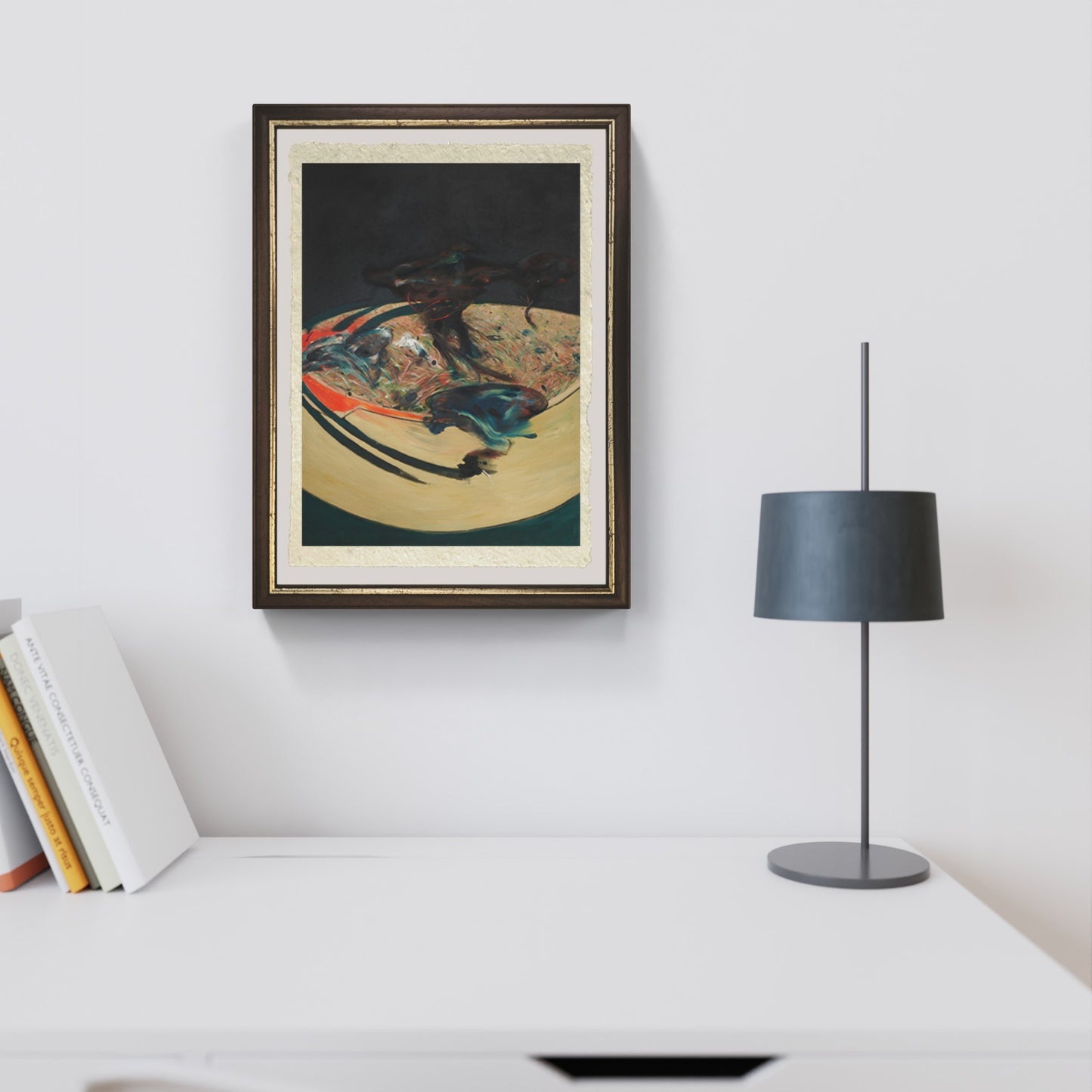 Paesaggio vicino a Malabata, Tangeri di Francis Bacon su pregiata carta Amalfi