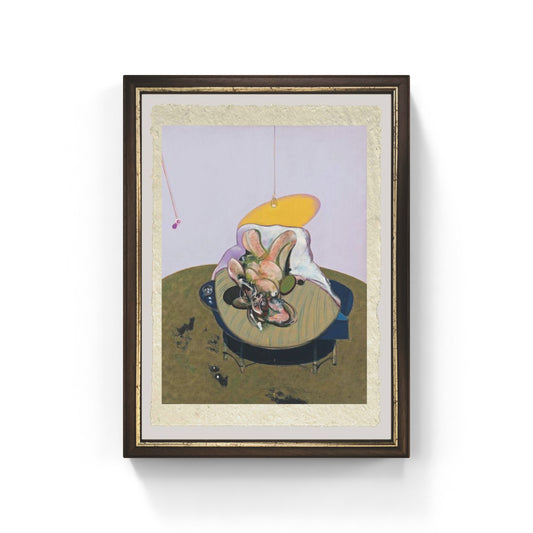 Figura sdraiata di Francis Bacon su pregiata carta Amalfi