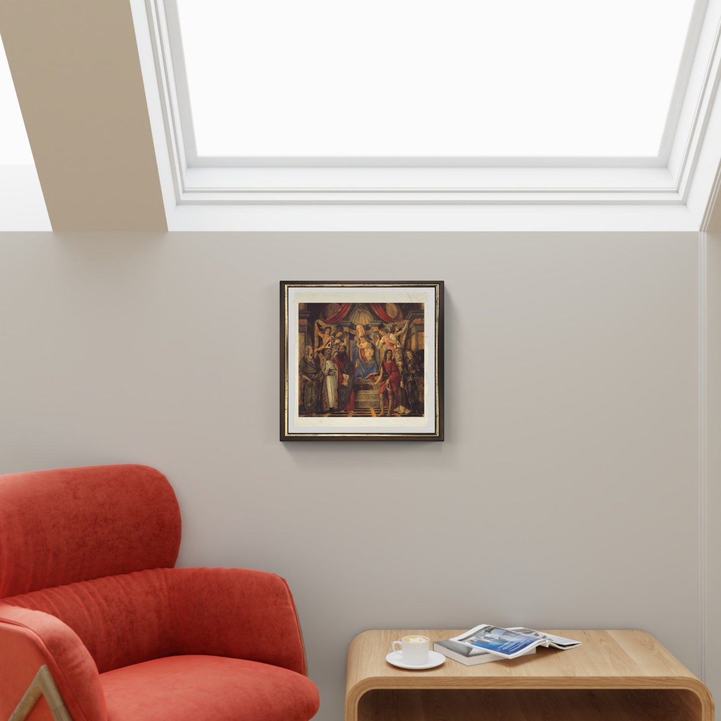 La Pala di San Barnaba di Sandro Botticelli su pregiata carta Amalfi