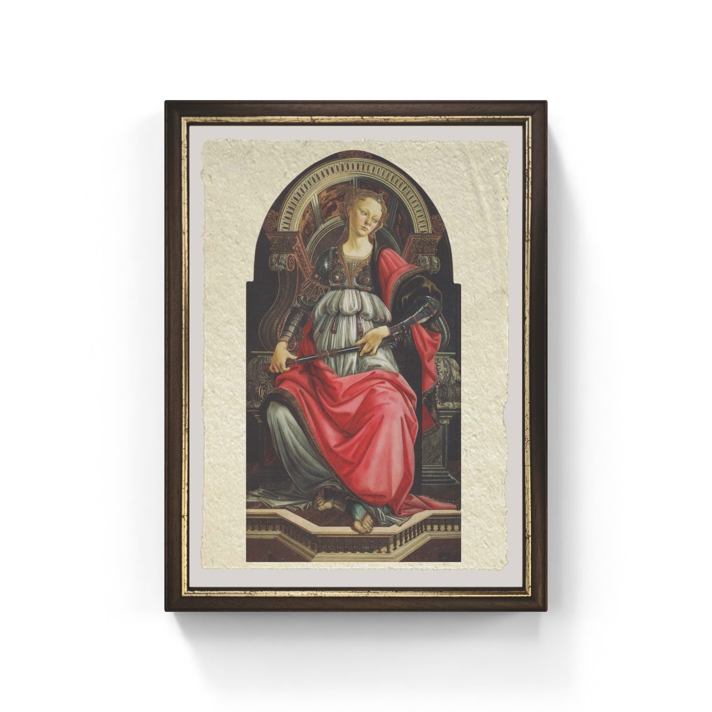 La Fortezza di Sandro Botticelli su pregiata carta Amalfi