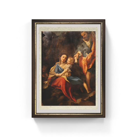 Madonna della Scodella di Correggio su pregiata carta Amalfi