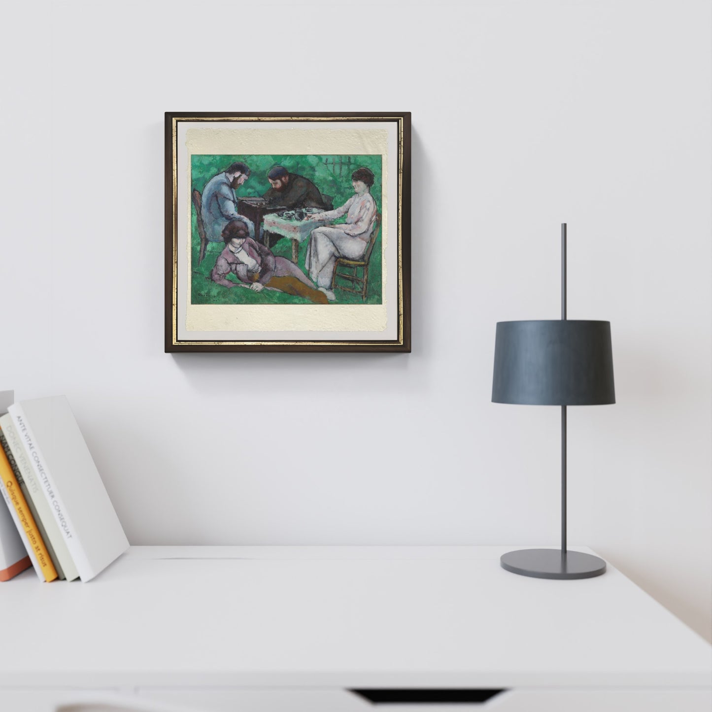 Partita a scacchi di Marcel Duchamp su pregiata carta Amalfi