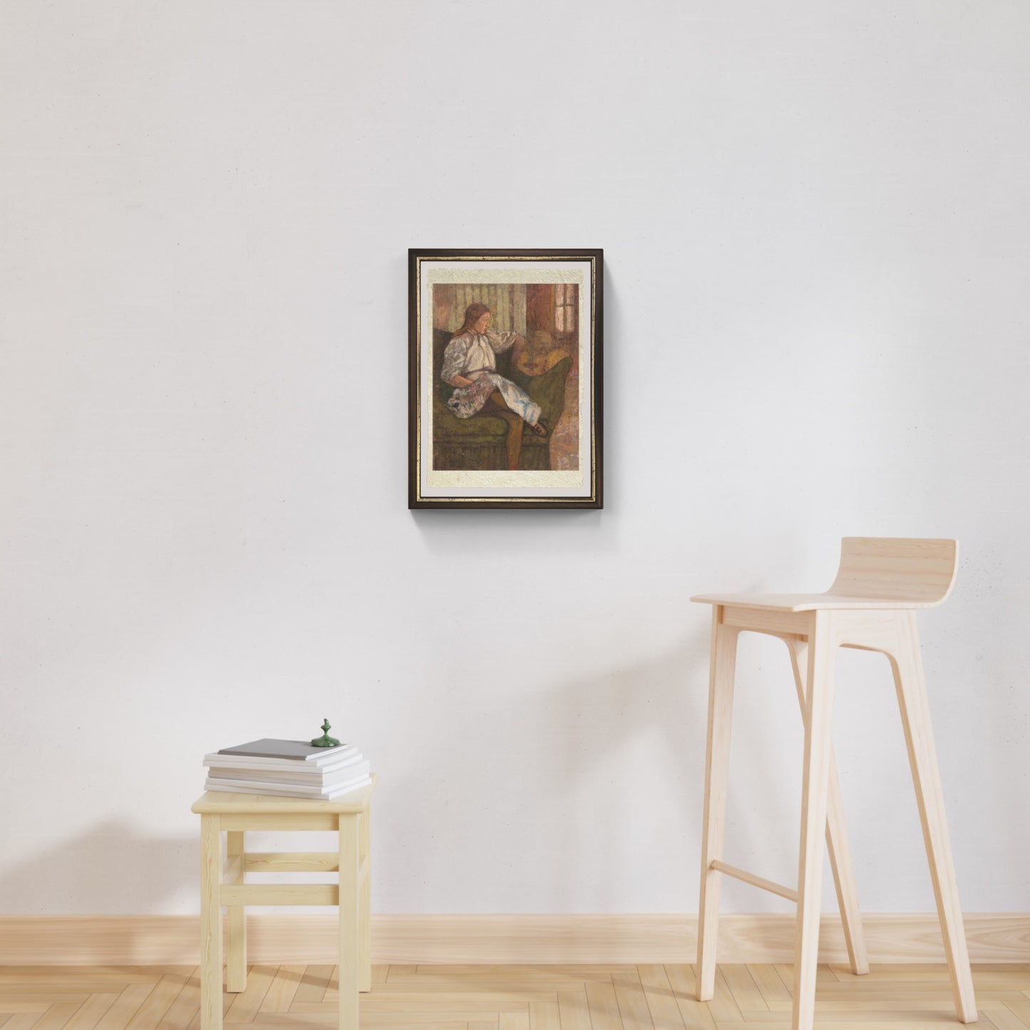 Ritratto di Yvonne Duchamp di Marcel Duchamp su pregiata carta Amalfi