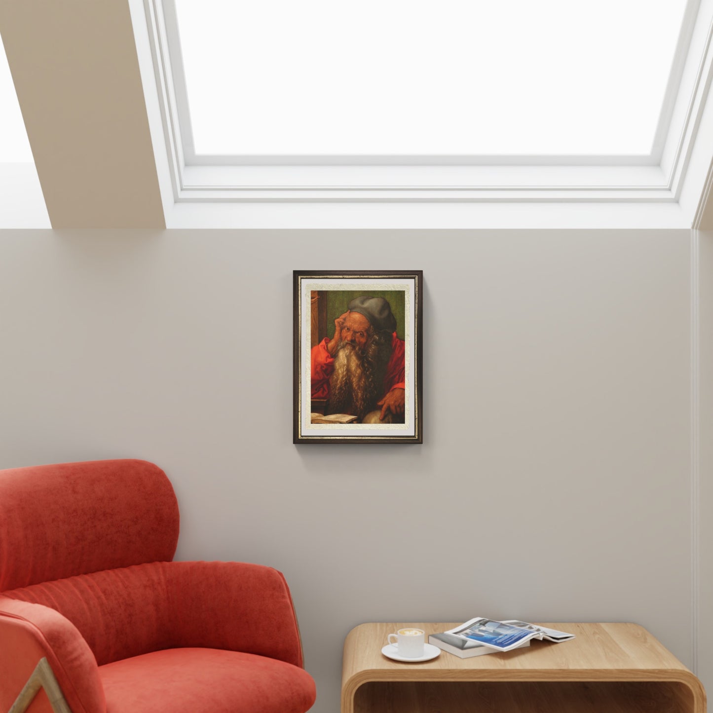 San Girolamo nello studio di Albrecht Dürer su pregiata carta Amalfi