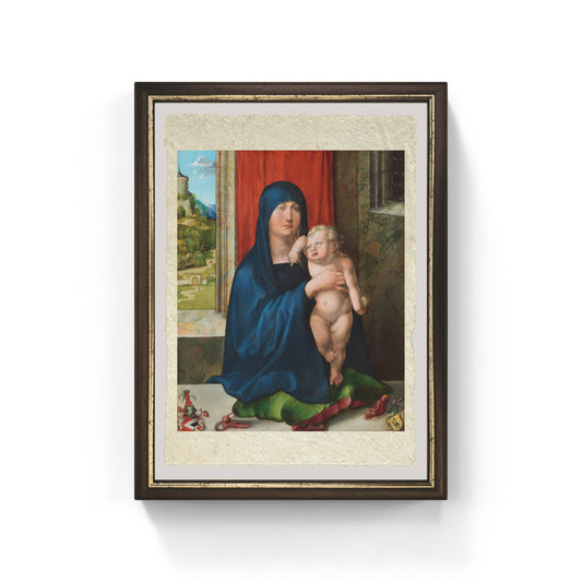 Madonna Haller di Albrecht Dürer su pregiata carta Amalfi