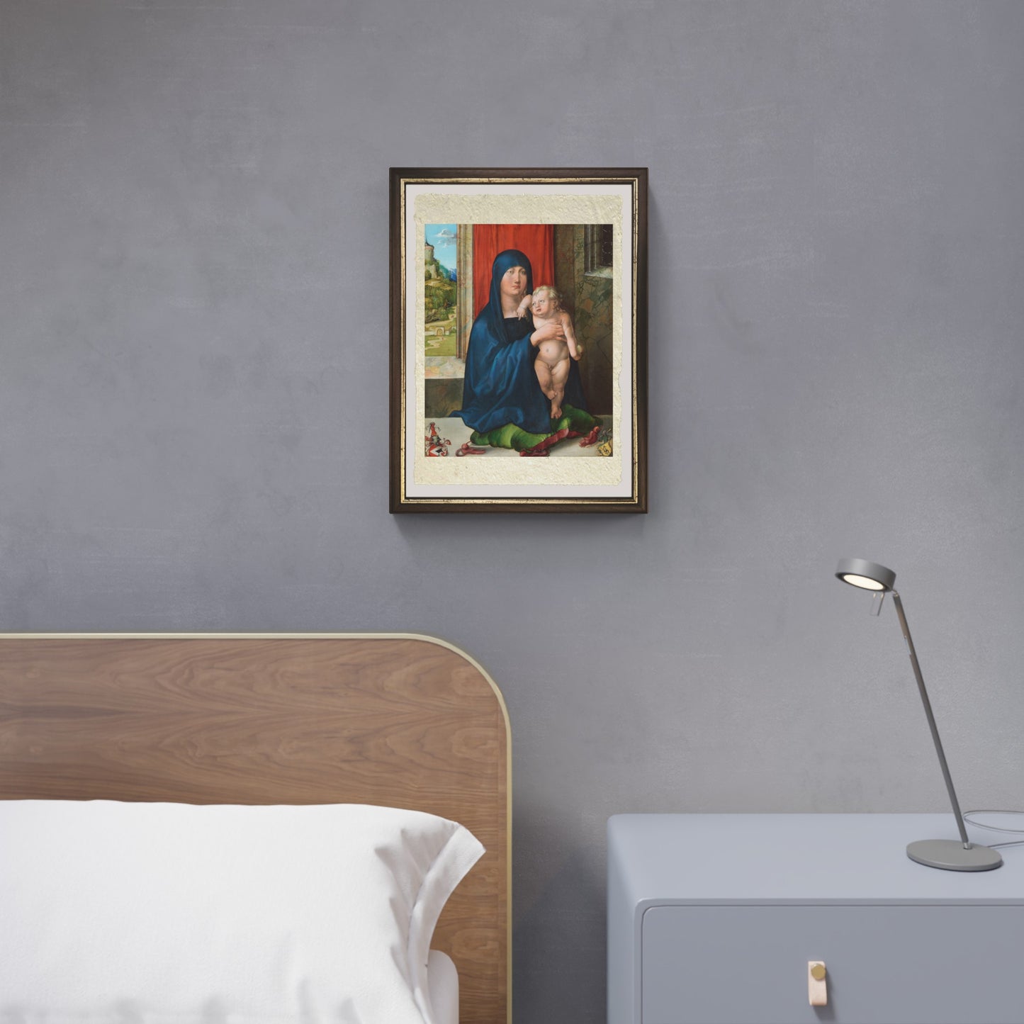 Madonna Haller di Albrecht Dürer su pregiata carta Amalfi