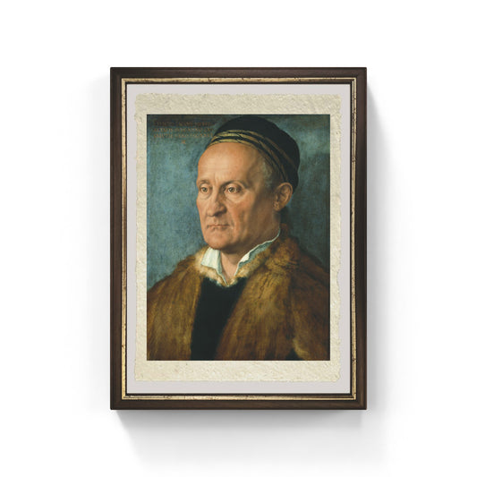 Ritratto di Jakob Muffel di Albrecht Dürer su pregiata carta Amalfi