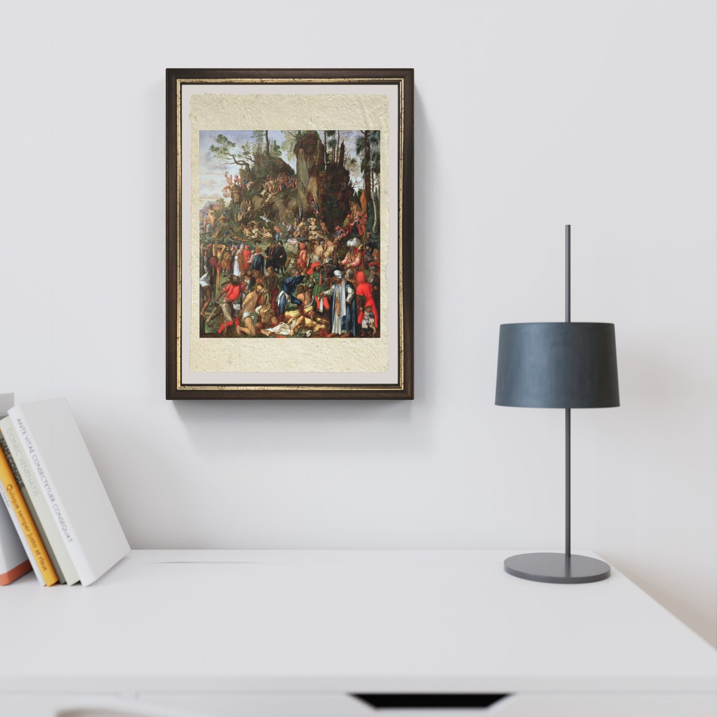 Martirio dei diecimila di Albrecht Dürer su pregiata carta Amalfi