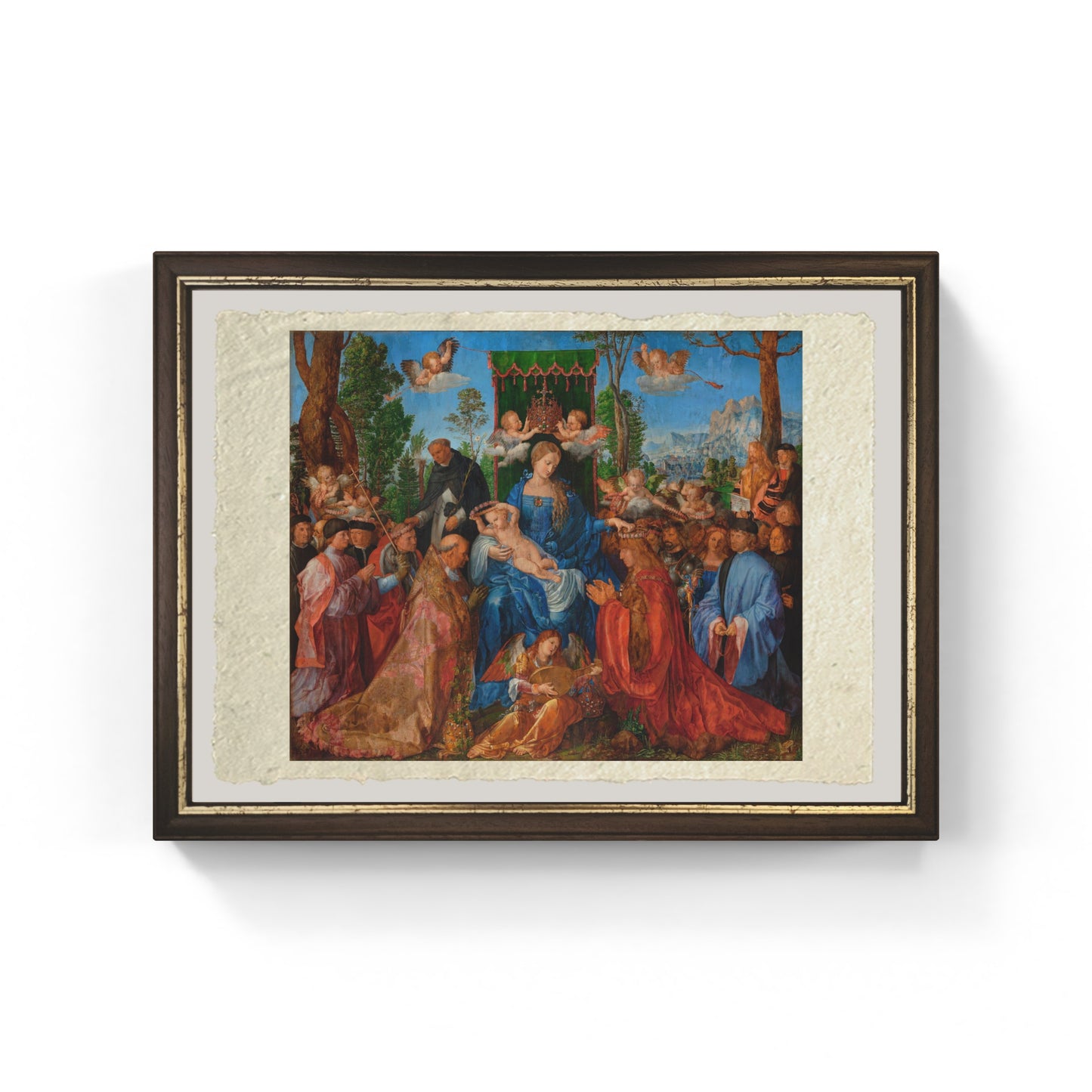 Festa del Rosario - Albrecht Dürer su pregiata carta Amalfi
