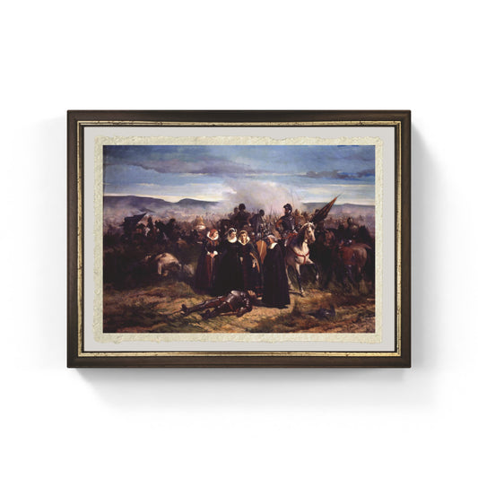 Mary Stuart at Crookstone Camp by Giovanni Fattori on fine Amalfi paper