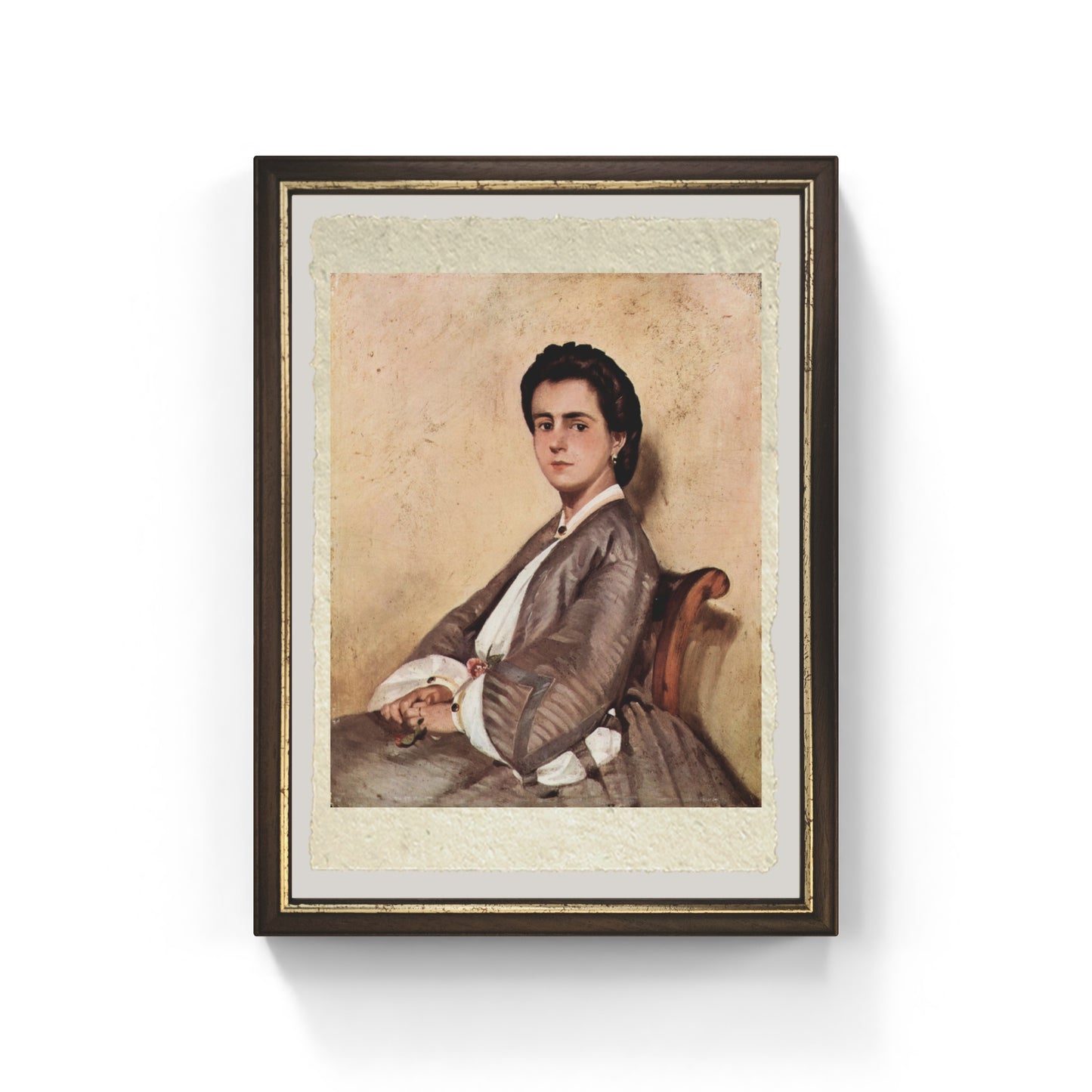 La cugina Argia di Giovanni Fattori su pregiata carta Amalfi